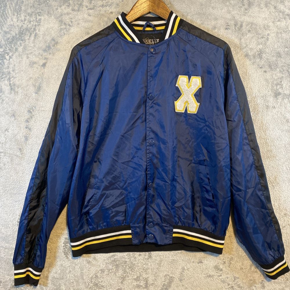 Brooklyn Standard Varsity "X" Jacket Sz M Old‎ School Style Retro 80s 90s Y2K